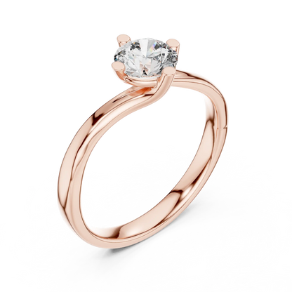Twist Vow Diamond Ring