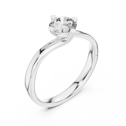 Twist Vow Diamond Ring