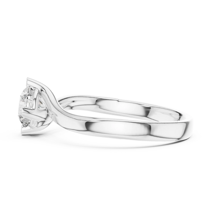 Twist Vow Diamond Ring