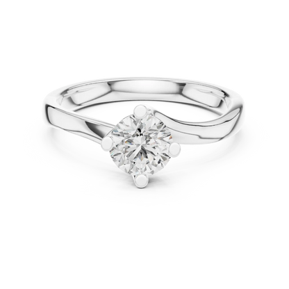Twist Vow Diamond Ring