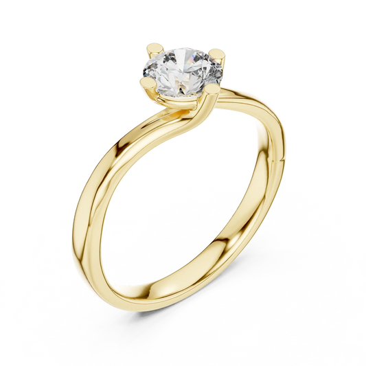 Twist Vow Diamond Ring