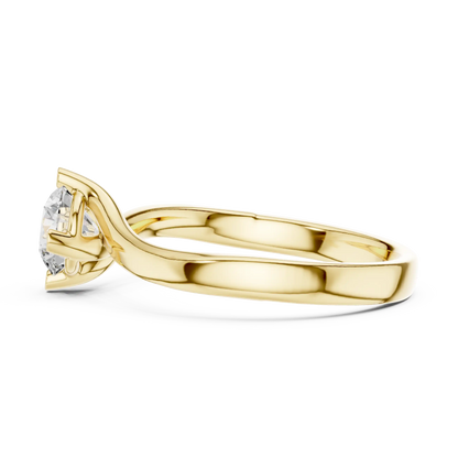 Twist Vow Diamond Ring