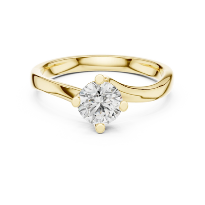 Twist Vow Diamond Ring