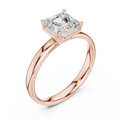 Step Vale Diamond Ring