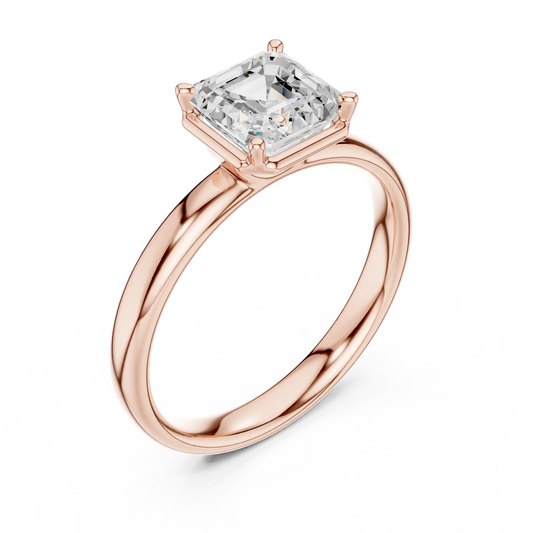 Step Vale Diamond Ring