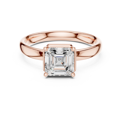 Step Vale Diamond Ring