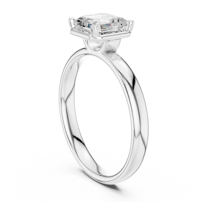 Step Vale Diamond Ring