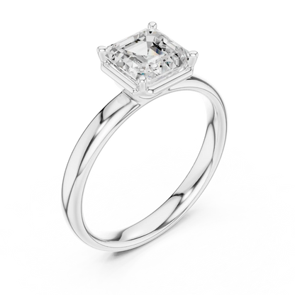Step Vale Diamond Ring