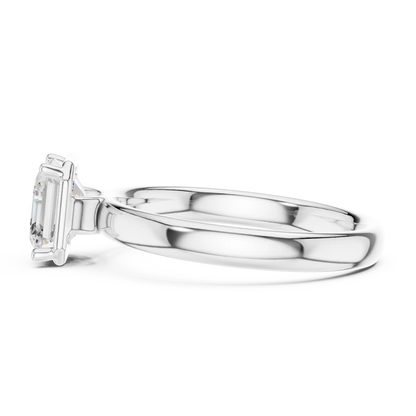 Step Vale Diamond Ring