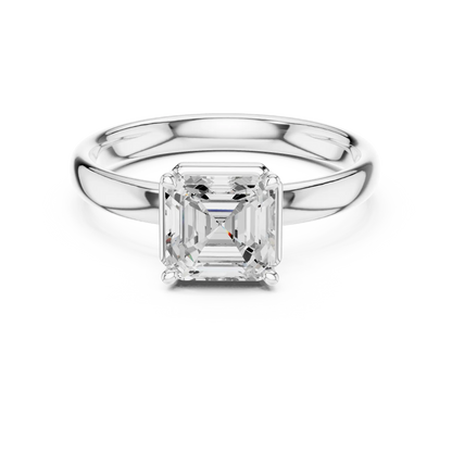 Step Vale Diamond Ring