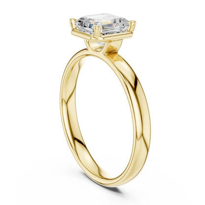 Step Vale Diamond Ring