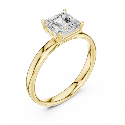 Step Vale Diamond Ring