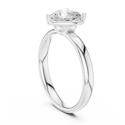 Coeur Solene Diamond Ring