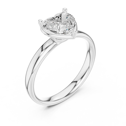 Coeur Solene Diamond Ring