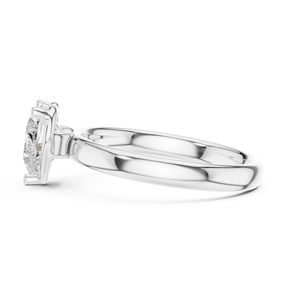 Coeur Solene Diamond Ring