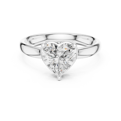 Coeur Solene Diamond Ring