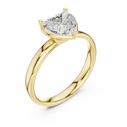 Coeur Solene Diamond Ring