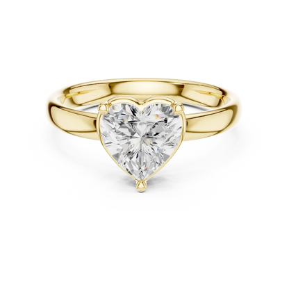 Coeur Solene Diamond Ring