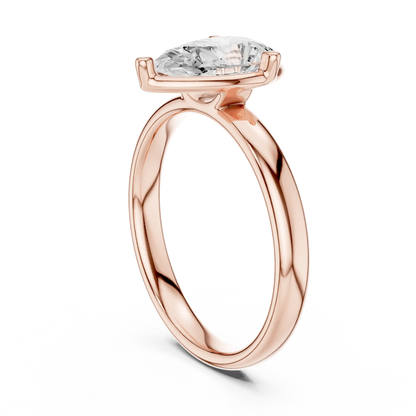 Teardrop Vow Diamond Ring