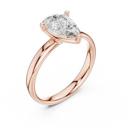Teardrop Vow Diamond Ring
