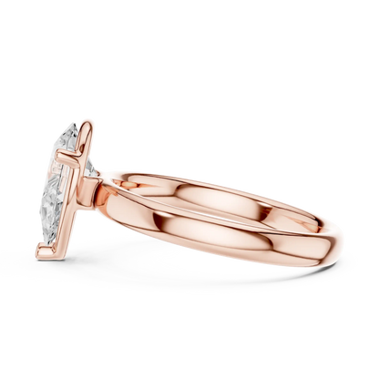 Teardrop Vow Diamond Ring