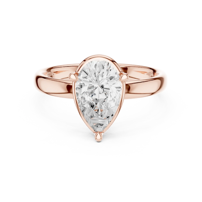 Teardrop Vow Diamond Ring