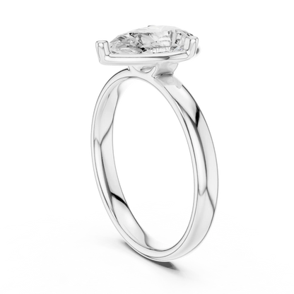 Teardrop Vow Diamond Ring