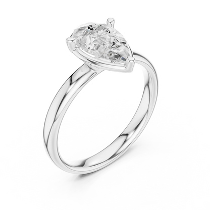Teardrop Vow Diamond Ring