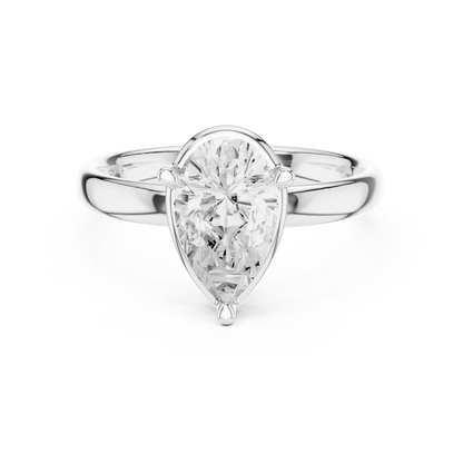 Teardrop Vow Diamond Ring