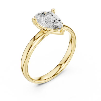 Teardrop Vow Diamond Ring