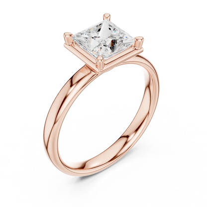 Pure Square Diamond Ring