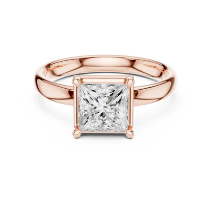 Pure Square Diamond Ring