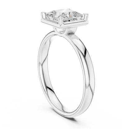 Pure Square Diamond Ring