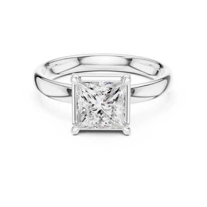 Pure Square Diamond Ring