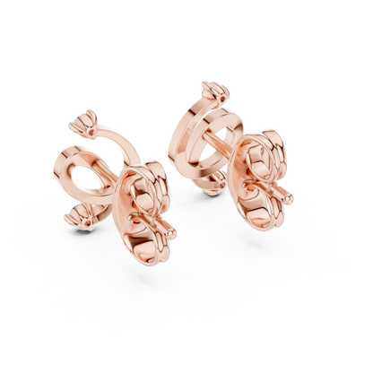 Elan Knot Stud Earrings