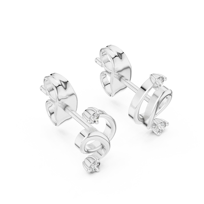 Elan Knot Stud Earrings