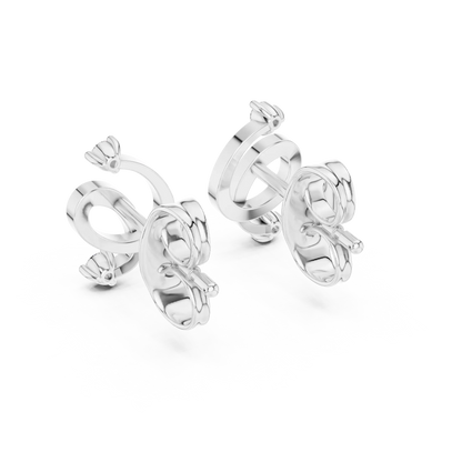 Elan Knot Stud Earrings