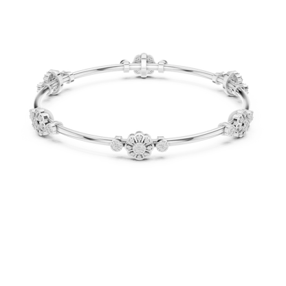 Marigold Rondelle Diamond Bracelet