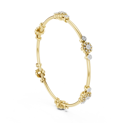 Marigold Rondelle Diamond Bracelet