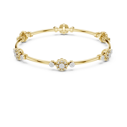 Marigold Rondelle Diamond Bracelet