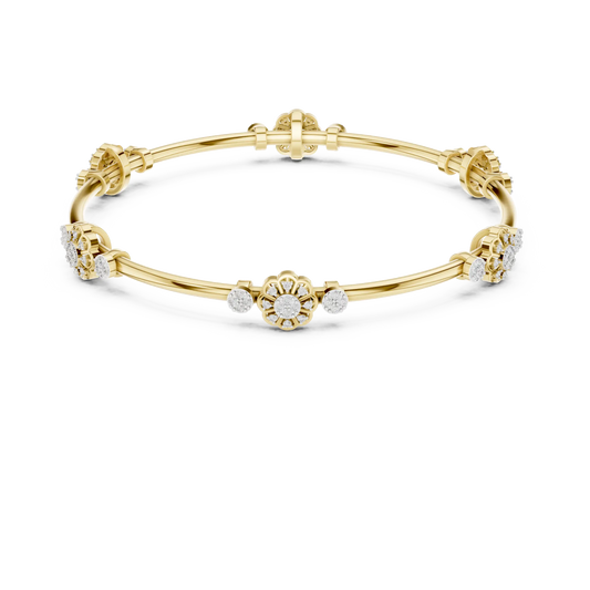 Marigold Rondelle Diamond Bracelet