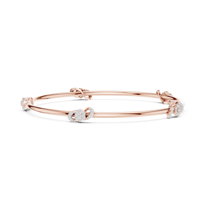 Trellis Knot Diamond Bracelet