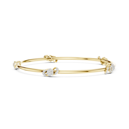 Trellis Knot Diamond Bracelet