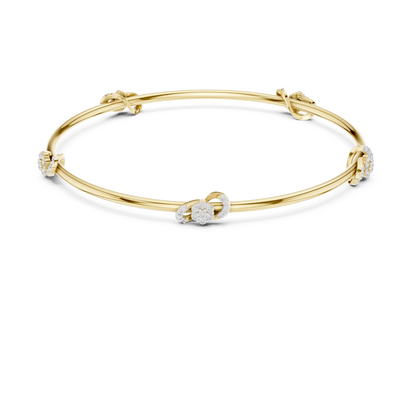 Trellis Knot Diamond Bracelet