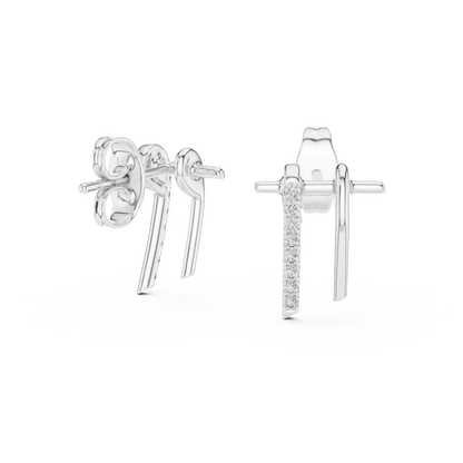 Duo Arc Stud Earrings
