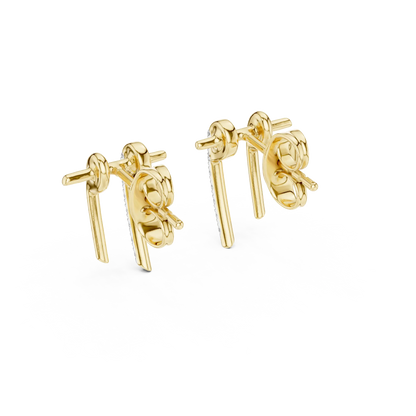 Duo Arc Stud Earrings