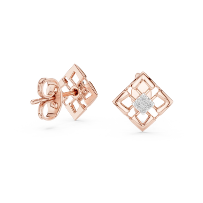Lattice Royale Stud Earrings