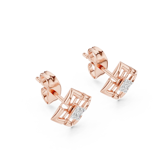 Lattice Royale Stud Earrings