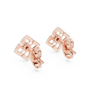 Lattice Royale Stud Earrings