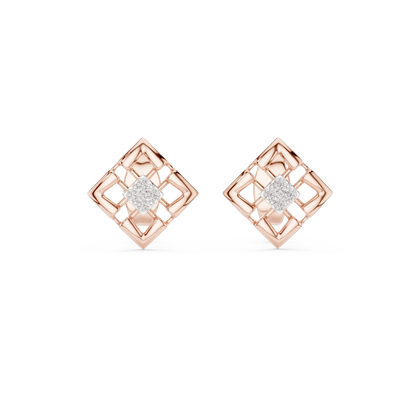 Lattice Royale Stud Earrings